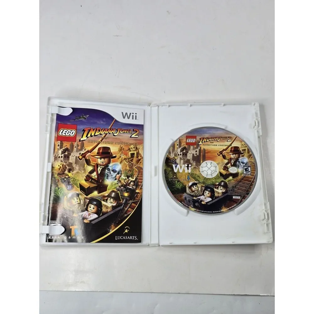 LEGO Indiana Jones 2:‎ The Adventure Continues Nintendo Wii Complete